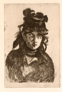 Retrato de Berthe Morisot de Édouard Manet