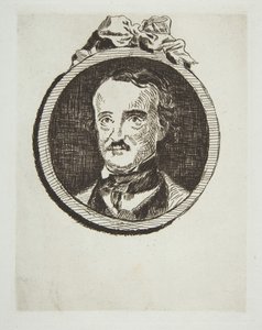 Retrato de Edgar Allan Poe, 1876 de Édouard Manet