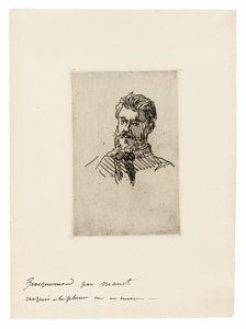 Retrato de Félix Bracquemond de Édouard Manet