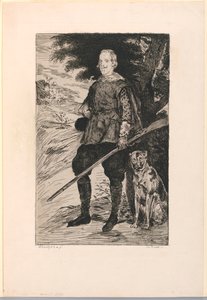 Retrato de Felipe IV, Rey de España, después de Diego Velázquez de Édouard Manet