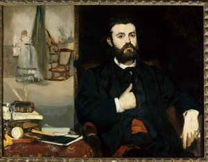 Retrato del escultor Zacharie Atruc de Édouard Manet
