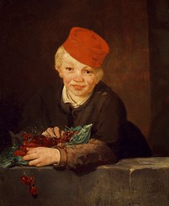 El niño con las cerezas de Édouard Manet