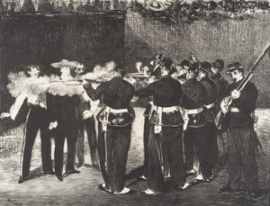 La ejecución del emperador Maximiliano, 1868