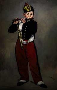 La jugadora de Fife 1866 (óleo sobre lienzo) de Édouard Manet