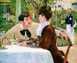 El Jardín de Pere Lathuille, 1879 1938 de Édouard Manet