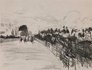 Las Carreras (Les Courses) de Édouard Manet