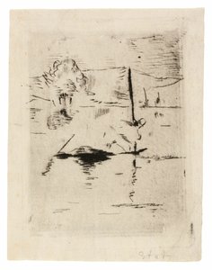 El río en la llanura de Édouard Manet