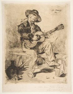 El cantante español Le Guitarrero, 1861-62