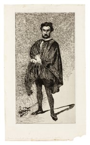 El actor trágico (Rouvière en el papel de Hamlet)