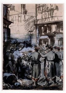 La barricada de Édouard Manet