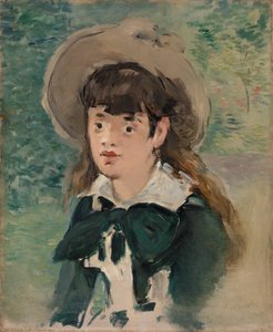 Chica joven en un banco de Édouard Manet