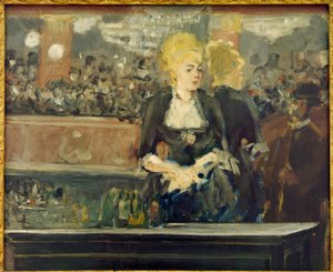 Estudio para el bar en Folies-Bergère de Édouard Manet
