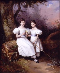 Retrato de dos niños