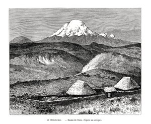 Monte Chimborazo, Ecuador de Edouard Riou