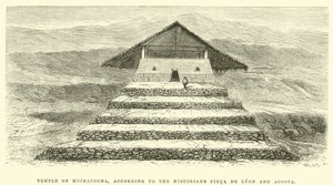 Templo de Huiracocha, según los historiadores Cieca de León y Acosta