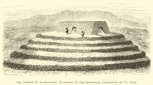 El Templo de Huiracocha, según el historiador Garcilaso de la Vega de Edouard Riou