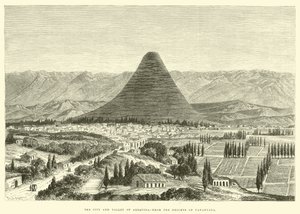 La ciudad y el valle de Arequipa, desde las alturas de Yanahuara de Edouard Riou
