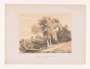 Estudio de paisaje (título en el objeto) de Edouard Taurel