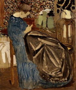 Una costurera de Edouard Vuillard