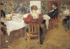 Una mesa (Le Dejeuner) por Vuillard, Edouard de Edouard Vuillard