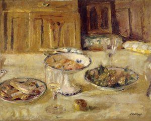 Galletas y compota de frutas de Edouard Vuillard