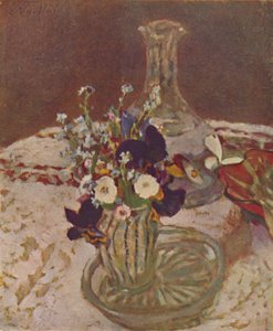 Ramo de pensamientos, nomeolvides y margaritas, c. 1900, 1946 de Edouard Vuillard
