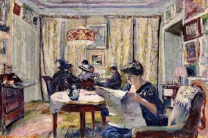 Jugadores de bridge de Edouard Vuillard