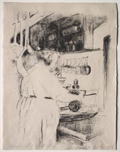Cocina: La cocinera
