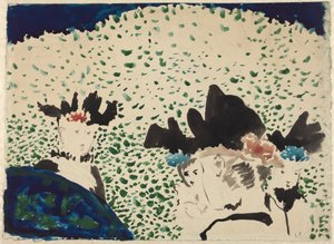 Cuatro damas con sombreros elegantes de Edouard Vuillard