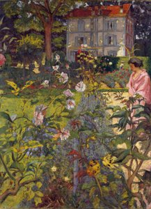 Jardín en Vaucresson, 1920 de Edouard Vuillard