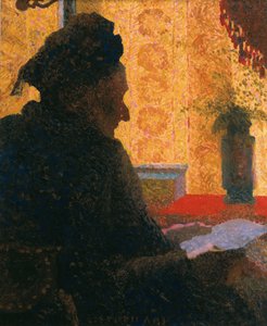 Abuela Michaud vista contra la luz, 1890