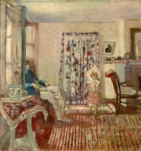 K.-X. Roussel y su hija de Edouard Vuillard