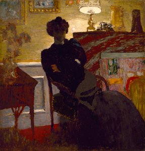 Madame Hessel en casa, c.1908 de Edouard Vuillard