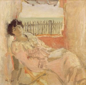 Madame Hessel en la playa, 1904 de Edouard Vuillard