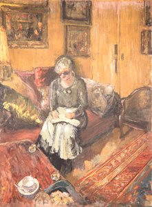 Madame Hessel en el boudoir, Rue de Naples, c.1935 de Edouard Vuillard