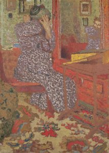 Madame Vuillard arreglándose el cabello, 1900