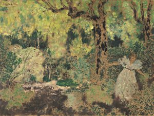 Misia en el bosque de Edouard Vuillard