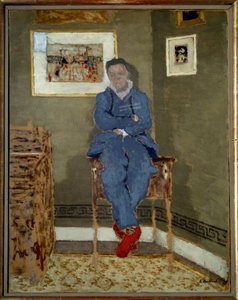 Retrato del pintor Félix Vallotton (1865-1925) de Edouard Vuillard