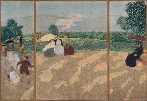 Jardines públicos, 1894 de Edouard Vuillard