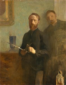 Autorretrato con Waroquy de Edouard Vuillard