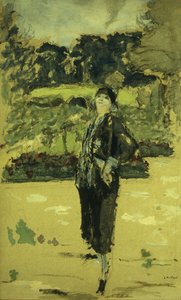 El Vestido Negro; La Robe Noire, 1920 de Edouard Vuillard