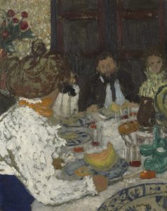 El Almuerzo, c.1895 de Edouard Vuillard