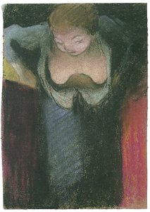 El cantante, 1891-1892 de Edouard Vuillard