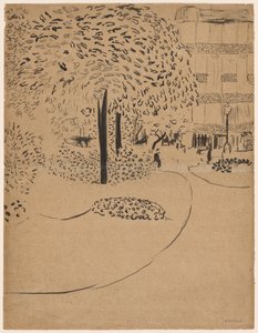 La plaza de Edouard Vuillard