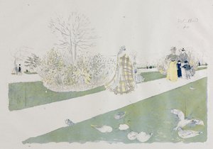 El Jardín de las Tullerías de Edouard Vuillard