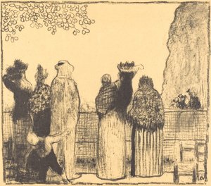 Las Tullerías, publicado 1895 de Edouard Vuillard