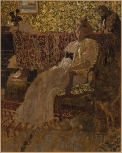 La mujer en la silla de Edouard Vuillard