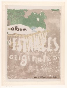 Titelprent voor: El álbum de grabados originales de la galería Vollard, vol. 2 Álbum de copias originales (título en el objeto) de Edouard Vuillard