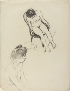 Dos Estudios de Figuras Desnudas de Edouard Vuillard