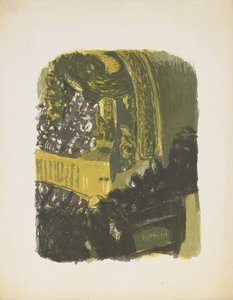 Une Galerie Au Gymnase (litografía en color) de Edouard Vuillard